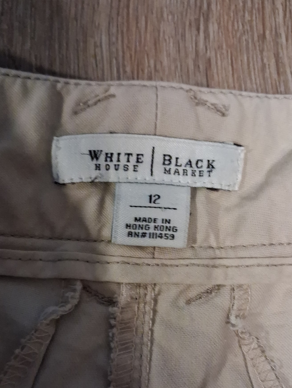 White House Black Market Beige/Tan Short - Size 12